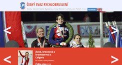 Desktop Screenshot of inline.speedskating.cz