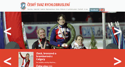 Desktop Screenshot of cio.speedskating.cz